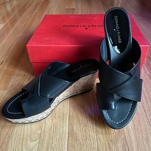 Donald J. Pliner Wedge Slides